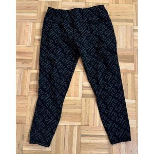 Sweaty Betty Power 7/8 Length 24" Athletic Leggings Womens XL Black/Gray Pattern